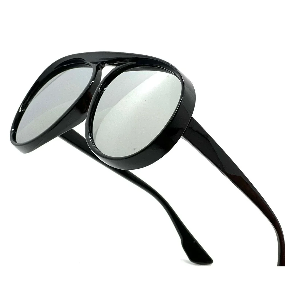 Men Sunglasses Silver Mirror Reflective Lens Light Weight Comfortable Lentes New